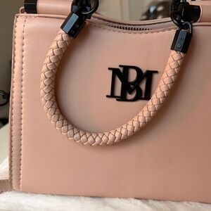 Badgley Mischka Mauve Crossbody Bag